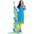 Royal Fashion Blue Color Chanderi Printed Designer Dress Materials