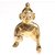 Attractive Lord Laddu Gopal / Ball Krishna / Thakur ji Brass Statue 4 Inch