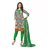Royal Fashion Green Color Cotton Printed Designer Dress Materials