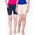 Cliths Women's Cotton Cycling Shorts Pack of 2