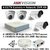 CCTV-Hikvision 4 Channel DVR + 2 Dome Camera + 2 Bullet Camera + 500 GB Hard Disk + 90 Meters Cable