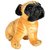 Chinmayi Cute Hutch Dog, Good Companion To Your Little Ones - 20 Cm (Brown)