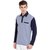 Hypernation mens mix and match navy white check long sleeves polo t-shirt