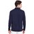 Hypernation mens mix and match navy white check long sleeves polo t-shirt