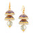 Spargz Traditional Blue Double Layer Jhumka Earrings For Women AIER 648