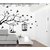 Wallstick ' Tree With Birds And Cages ' Wall Sticker (Vinyl, 115 cm x 155 cm, Black)