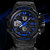 Skmei Quartz Black Round Men Watch SKMEI 0990 BLUE