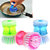 Kitchen Plastic Scrubber Liquid Soap Dispensing Cleaner Palm Pump Brush