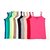 Multicolor 8 pc Cotton Solid Camisole Upto 12 years Girls