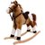 Playking Children Classic Rocking Horse Rider Toddler Kids Toy Saddle Ride Gift with Song