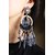 In Trend Exclusive Statement Chandelier Grey Feather Earrings For Women Light Weight