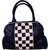 Fluck Black Faux Leather Shoulder Bag
