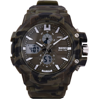 Buy SKMEI Men s Analog Digital Military Sports Watch with Rubber