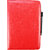 Emartbuy Odys Primo 10 Quad 10.1 Inch Tablet PC PC Universal ( 9 - 10 Inch ) Red 360 Degree Rotating Stand Folio Wallet Case Cover + Stylus