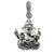 Ankit Collection Sterling Silver Sri Ganesha Pendant (AC019APD)