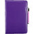 Emartbuy Archos 97b Platinum HD 9.7 Inch Tablet PC Universal ( 9 - 10 Inch ) Purple 360 Degree Rotating Stand Folio Wallet Case Cover + Stylus
