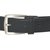 Stylox Black Synthetic Leather Belt For Men
