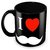 Tuelip Beautiful Printed I Love Mustache Full Black Tea And Coffee Ceramic Mug 350 ML