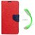 MERCURY Wallet Flip case Cover for HTC One E9+ (RED) With Usb Light