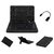 Krishty Enterprises 7inch Keyboard for Micromax Funbook Mini P365 Black with OTG Cable