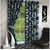 Home Luxurious 2 Piece New Premium Designer Curtains ( Size - Length 5Ft Width 4ft )