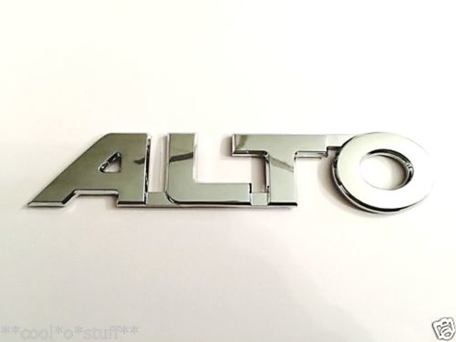 Buy ALTO car MONOGRAM EMBLEM CHROME Maruti Suzuki ALTO VXi LXi ZXi