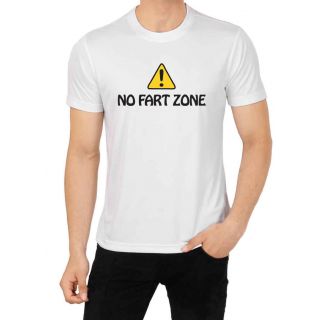 Online Warning - No Fart Zone T-Shirt For Men Prices - Shopclues India