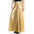 Archy Gold Plain Palazzo For Women