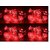 ASCENSION Set of 10 Rice lights Serial bulbs decoration lighting for diwali christmas (Red) 5M