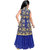 Aarika Girls Self Design Long Jacket Mastani Ethnic Gown