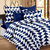 Story@Home 120 TC 100 Cotton Blue 1 Single Bedsheet with 1 Pillow Cover