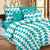 Story@Home 120 TC 100 Cotton Aqua 1 Single Bedsheet with 1 Pillow Cover