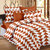 Story@Home 120 TC 100 Cotton Brown 1 Single Bedsheet with 1 Pillow Cover