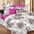Story@Home 152 TC 100 Cotton Pink 1 Double Bedsheet With 2 Pillow Cover