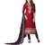 ANKAN Fashions Unstiched Salwar Suit Red ANS03