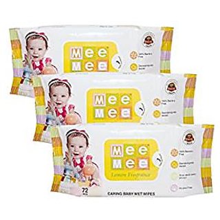 Buy Mee Mee Baby Gentle Wet Wipes with Aloe Vera extracts, 72 counts, Pack  of 3 Online at Low Prices in India 