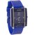 Glory Kawa Dark Blue Color With Rectangular Crystal Studded Dial Watch For Women by 7star
