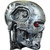 Robot head Old steel terminator head showpieces for living room, home decor