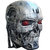 Robot head Old steel terminator head showpieces for living room, home decor