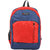 Durable Red  Blue Color School Bag (Large, 16 Inches)