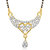 Vk Jewels Love Heart Gold Plated Mangalsutra Pendant - Mp1238G [Vkmp1238G]