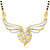 Vk Jewels Stone In Heart Gold Plated Mangalsutra Pendant -Mp1301G [Vkmp1301G]