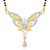 Vk Jewels Flower Petals Gold Plated Mangalsutra Pendant - Mp1425G[Vkmp1425G]