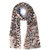 Letz Dezine Printed Poly Cotton Scarf and Stoles, Set of four mullticoloured stoles