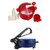 Besthome Combo Of National 1 Blue Rotimaker With 1 Red Doughmaker With Pizza Cutter