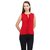 Kooo women's red plain sleeveless top