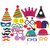 SYGA Party Props Set Of 24 Birthday Theme Paper Craft Item