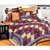 Ruby Creation Jaipuri Printed Cotton 1 Double Bedsheet With 2 Pillow Cover