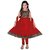 Sarrah Girls Red & Black Designer Churidar Set (Size: 28)