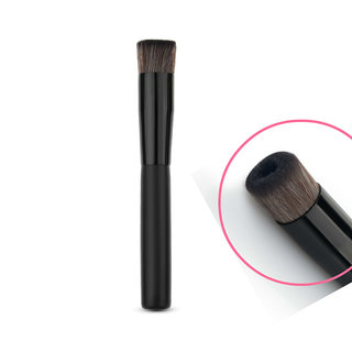 Magideal Professional Face Liquid Foundation Blend Brush Flat Concave Makeup Tool